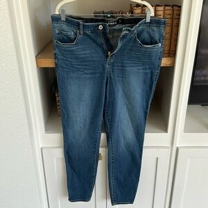 Torrid Jeans Womens 18R Semi-Dark Wash High Rise Premium Sky High Skinny